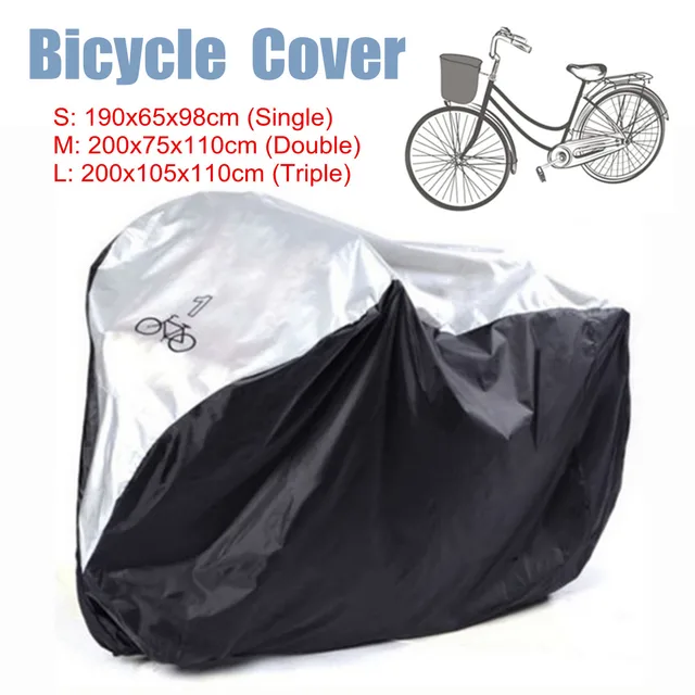 Cheap 3 Sizes Universal Waterproof Bicycle Protective Gear Bike Bicycle Cycling Motorbike Covers UV Protector Canopy Accessories