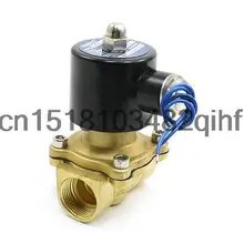 19 мм 2 Way 2 Позиция вода газ Электрический электромагнитный клапан DC12V 2W-20