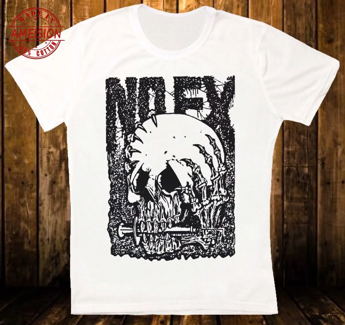 

Summer Hot Sale FX um Rock N Roll BOUNCING SOULS Ivy Lagwagon Ranzig Unisex Top t shirt men o-neck custom streetwear T-Shirts