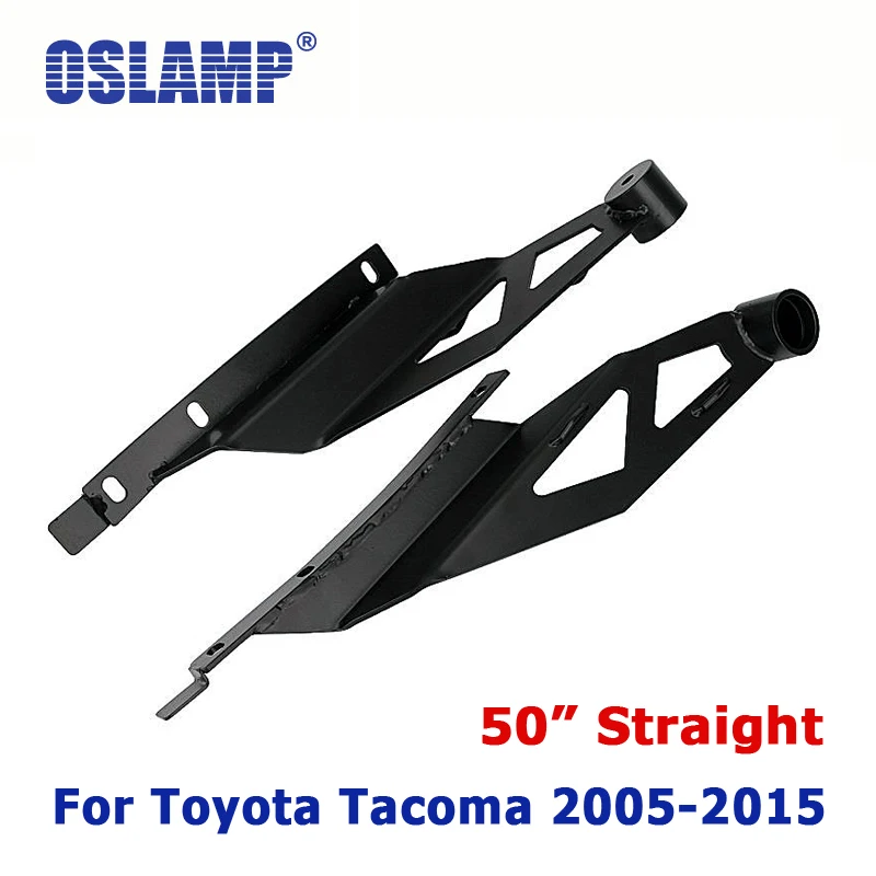 

Oslamp Aftermarket Remodel For 50" Straight LED Light Bar Upper Windshield Mounting Brackets Fit For Toyota Tacoma 2005-2015