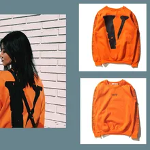 2016 winter warme samt Männer frauen langarm off white vlone Hoodies kanye west unisex baumwolle hip hop V 3D print pullover tops