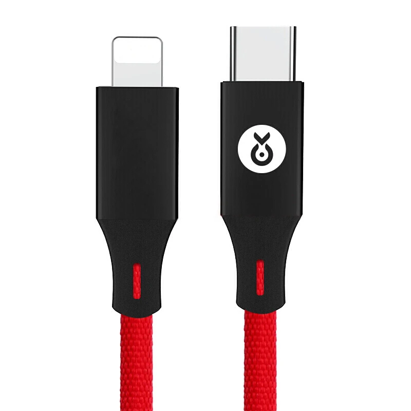 Biaze 1.2 M USB PD كابل نوع C PD سريع كابل شحن الهاتف المحمول شحن سلك ل فون X XS 8 7 زائد USB C مزامنة بيانات كابلات