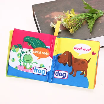 

Soft Cloth Book Baby Kids Children Colorful Early Educational Cartoon Book Toys Animal/Ocean/Traffic/Number/Vegetable/Fruit