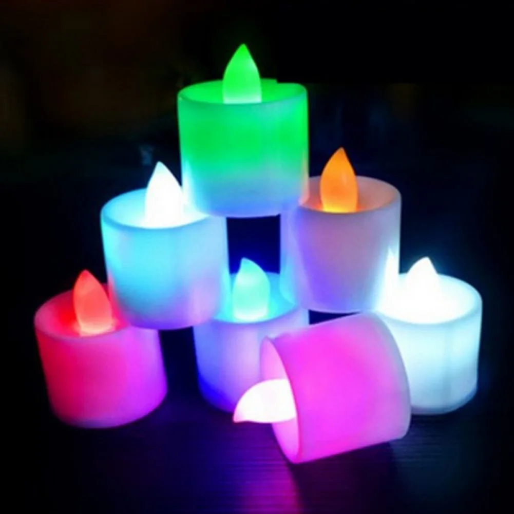 

24pcs Flameless LED Tea Light Candles Bright Flickering Battery Powered Fake Candles LB88