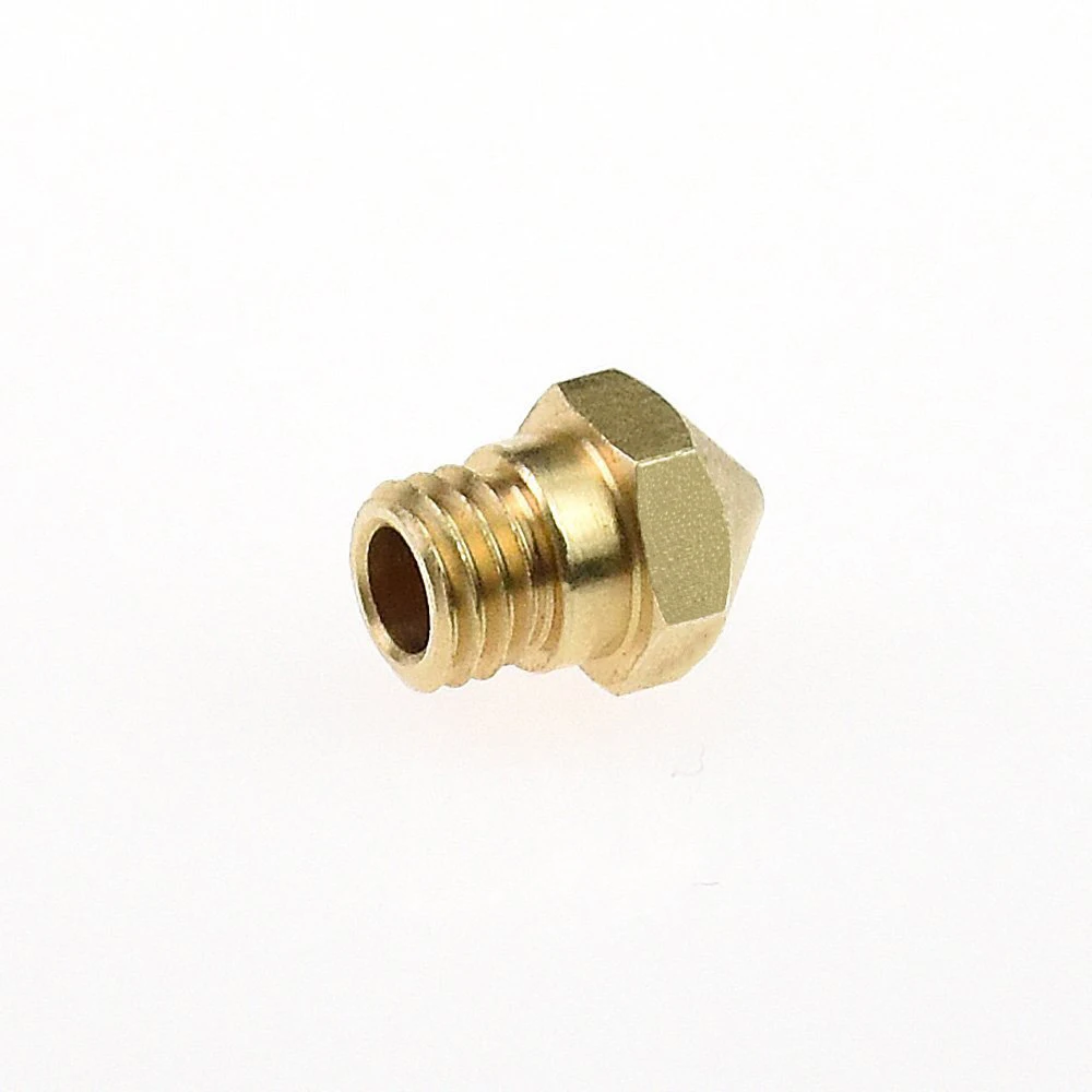 6pcs Assorted Brass MK10 nozzle 0.2,0.3,0.4,0.5,0.6,0.8mm for 1.75mm Filament Dremel Wanhao Flashforge CTC 3D Printer Nozzle