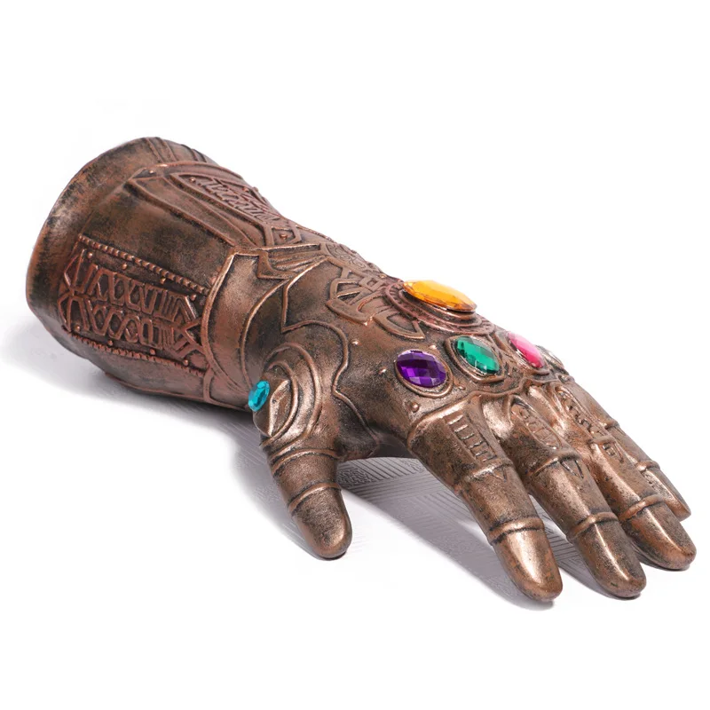 Мстители 4 завершающей танос Бесконечность перчатку Косплэй перчатки танос латексные перчатки руки Броня супергерой оружие Косплэй реквизит
