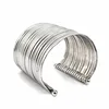 Big Design Cuff Bangles for Men Women Fashion Stainless Steel Bracelet Pulseira Feminina Luxury Halloween Present 5