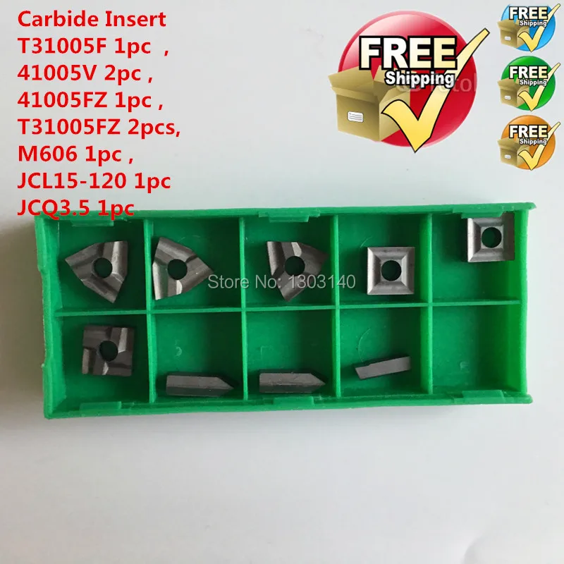 Inserts 9pcs/set for 12mm indexable carbide turning tool set Set