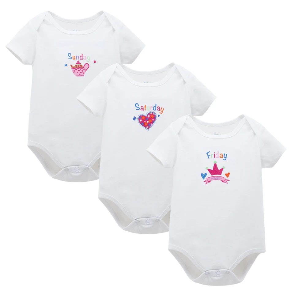 KAVKAS/7 шт./лот; летняя одежда для новорожденных мальчиков; боди с короткими рукавами из хлопка; Ropa; боди для малышей