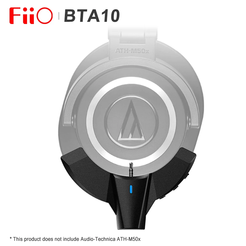 FiiO BTA10 Bluetooth 5,0 адаптер для аудио-* Technica ATH-M50x/MSR7 усилитель с технологией шумоподавления cVc ptXLL/AAC