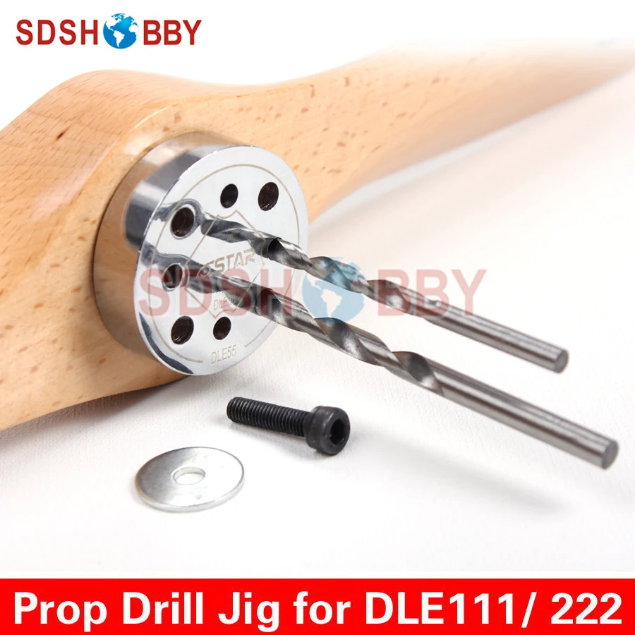 

6STARHOBBY Propeller Drill Jig/ Drill Guide with Screw for DLE85 DLE111 DLE120 DLE222 DLA112 DLA116 DA85 EME120 Gas Engines