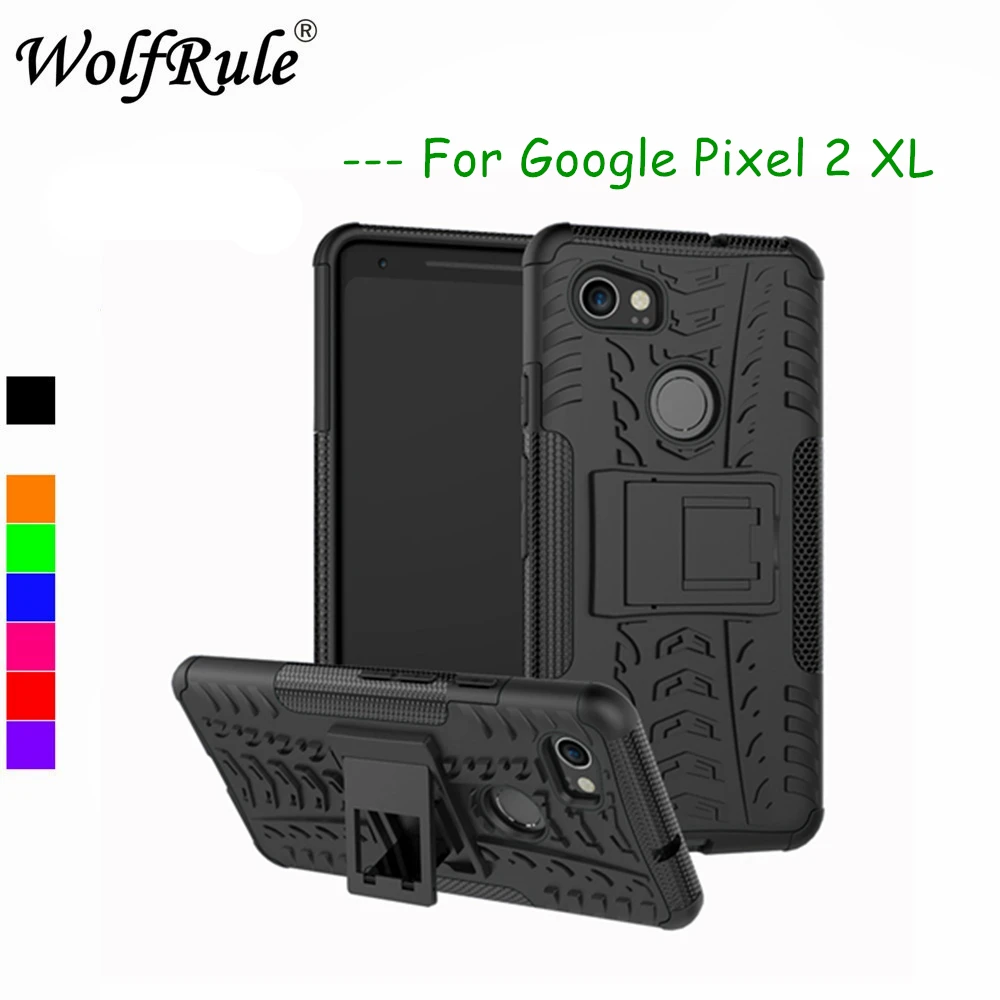Фото Чехол wolfrole для Google Pixel 2 XL, двухслойный защитный чехол для Google Pixel 2 XL, силиконовый чехол из ТПУ для Google Pixel 2XL №1