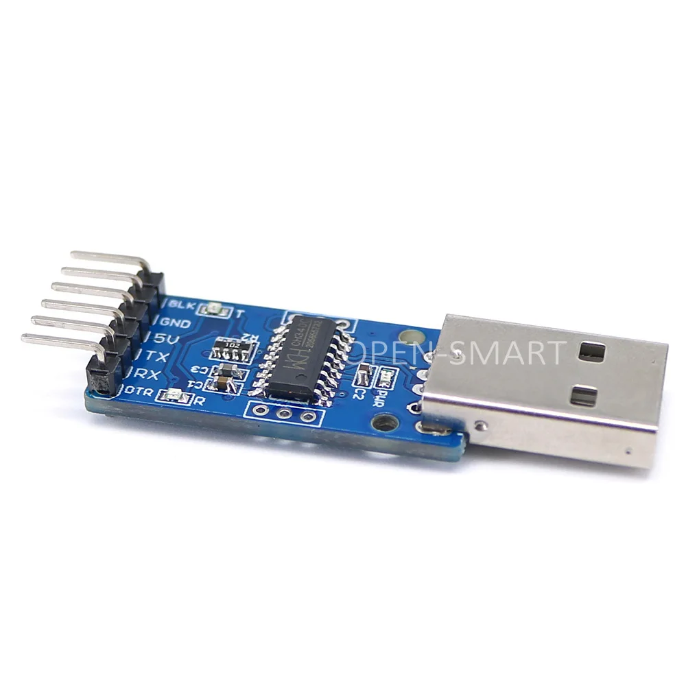 Serial Port Converter CH340 USB to TTL Debugger CH340 module STC Download Cable Adapter for Pro Mini Board and for Arduino