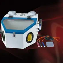 Стоматологический лабораторный пескоструйный аппарат, ювелирный пескоструйный аппарат, стеклянный Пескоструйный Аппарат