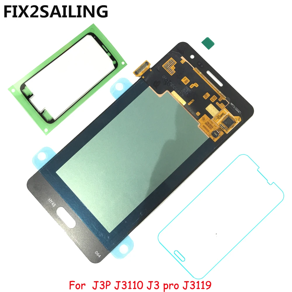 

FIX2SAILING Super AMOLED LCD Display 100% Tested Working Touch Screen Assembly For Samsung Galaxy J3P J3110 J3 pro J3119