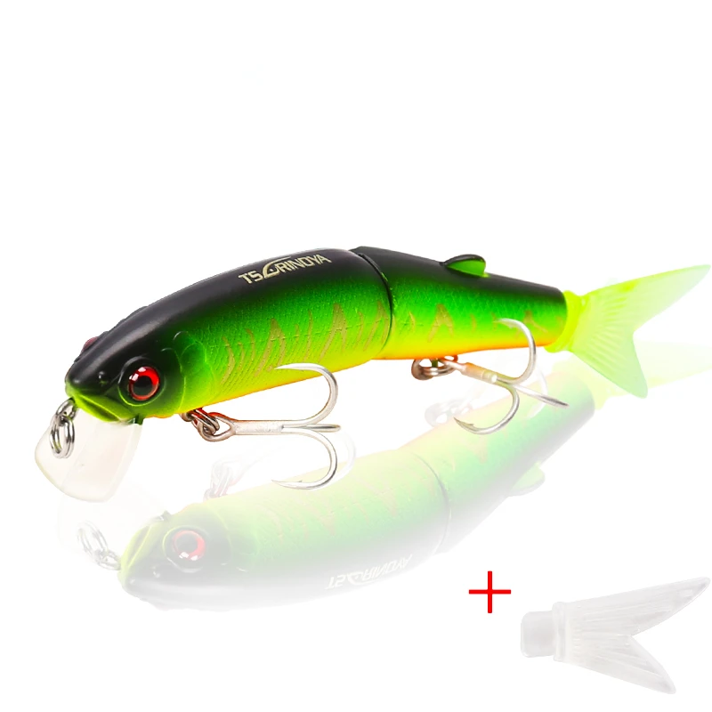 

Le Fish TSURINOYA good fishing lure Two Sectionsminnow quality professional bait 11.3cm 13g swim bait jointed bait