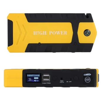 

Portable Auto Starter Power Bank Car Charger 2018 New 12V For Car Battery Booster Car Jump Starter LED Mini Starting Device