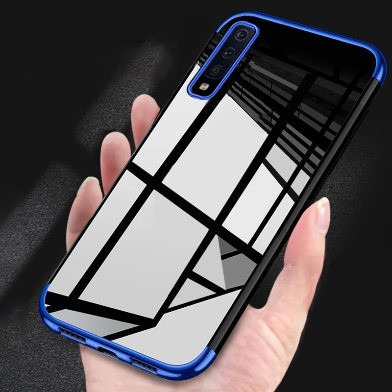 

Keajor Case For Samsung Galaxy a50 a70 Case Luxury Plating Fundas Soft TPU Silicone Back Cover For Samsung Galaxy A40 A30 A20