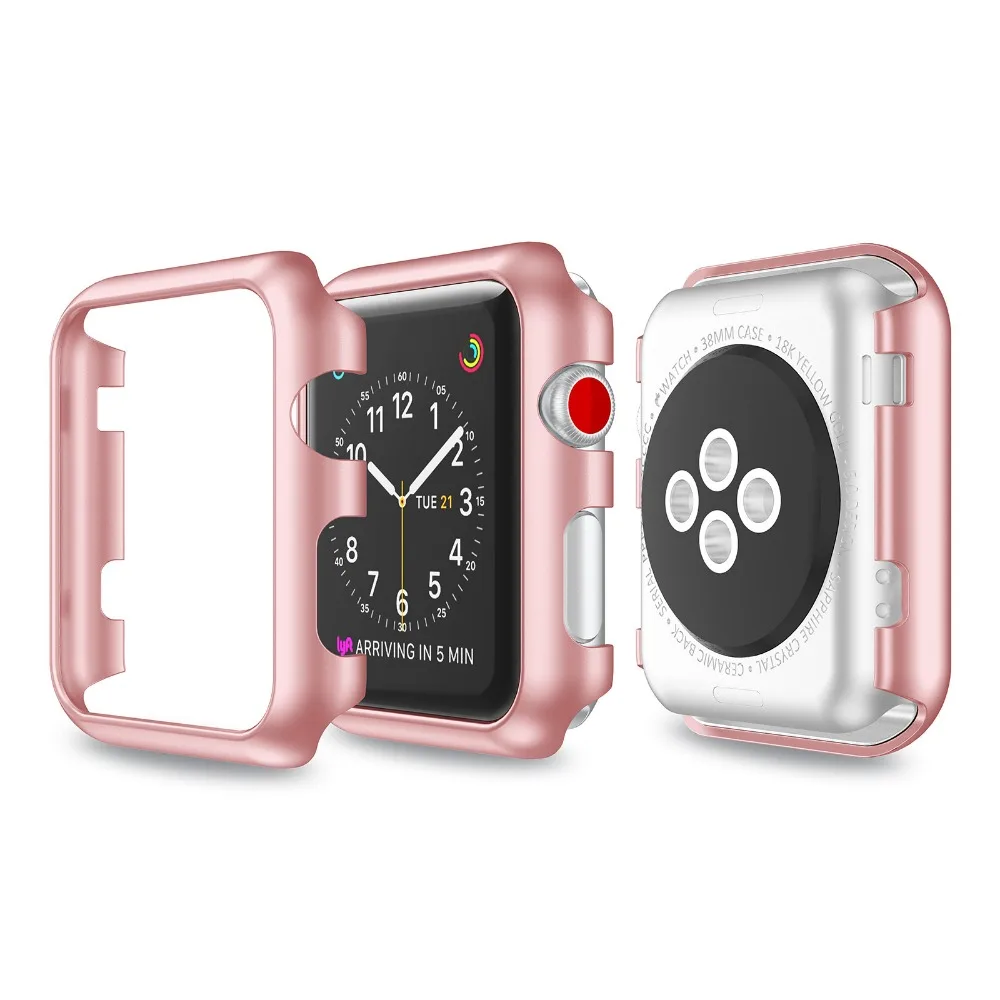 Защитный чехол из твердого поликарбоната для смарт часов Apple Watch 38 мм 42