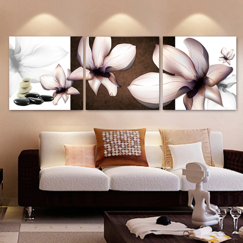 

No Frame 3pcs Home Decorative Paintings On Canvas Abstract Living Room Canvas Painting Modular Decoration Modular Pictures FY14