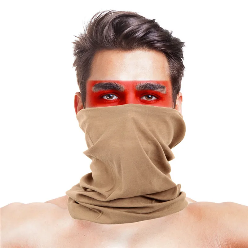 Камуфляжный армейский шарф, женские головные банданы, мужские, полиэстер, военный камуфляж для лица, маска, ветрозащитная, для шеи, теплая повязка на голову, шарф - Цвет: 044