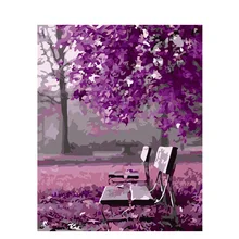 Улица чистки. 40х50см, живопись по номерам, DIY, настенное искусство, декор гостиной, пейзаж, фигура, животное, цветок, мультфильм