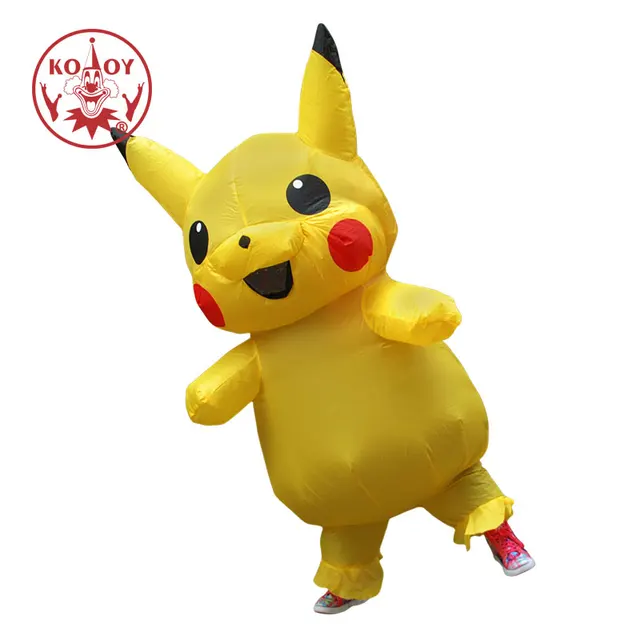 new yellow inflatable pikachu christmas costume blowup dinosaur pikachu christmas