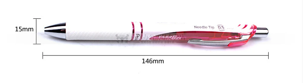 Японская Премиум Экологичная быстросохнущая игла кончик 0,5 мм гелевая ручка высокого качества Отличная письменность Pentel BLN75