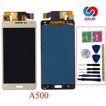 

High Quality LCD For Samsung Galaxy A5 A500FU A500 A500F LCD Display TouchScreen Panel LCD Pantalla Tela Digitizer Assembly Part