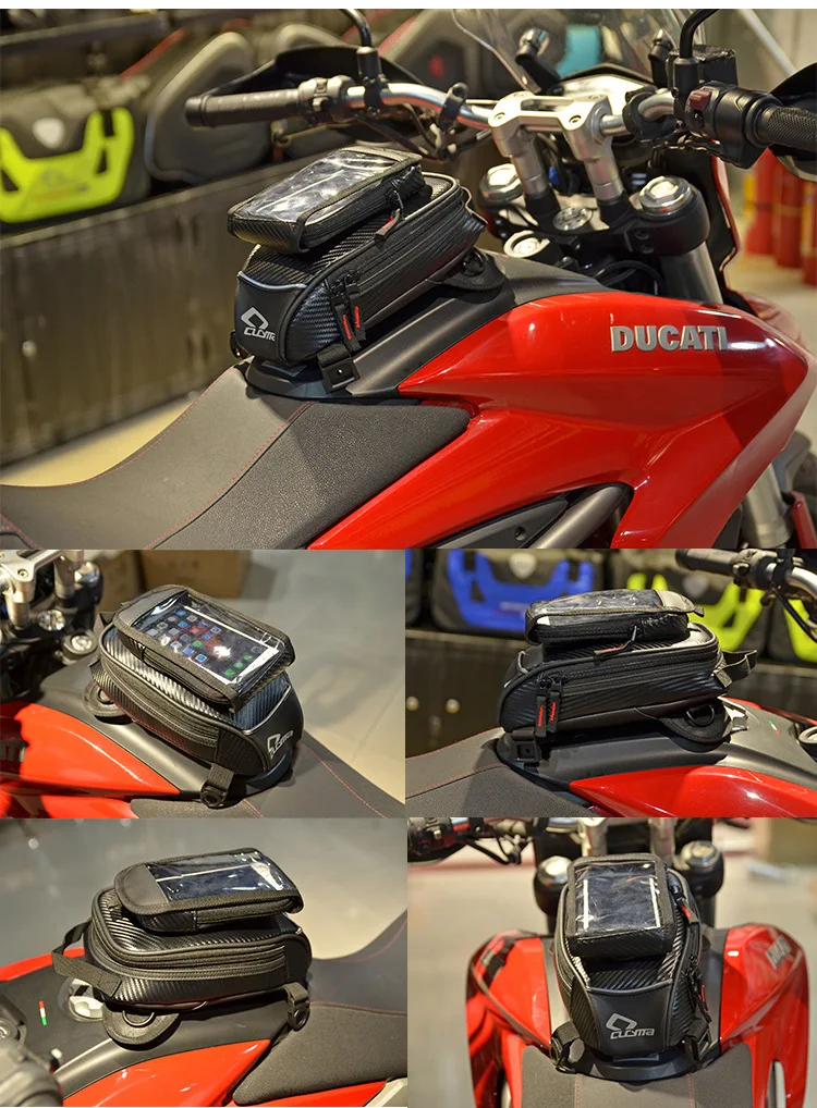 CUCYMA масло для мотоциклов топливный бак сумка Многофункциональный мотоцикл падение ног сумки сенсорный экран мобильный карман для телефона для gps-навигации