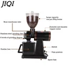 JIQI Electric Coffee grinder Coffee mill Bean grinder machine flat burrs Grinding machine 220V/110V Red/Black EU US ► Photo 3/4