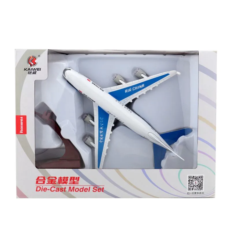 F /литая под давлением модель игрушки/Airbus A380 самолет VLCT/оттяните назад/звук и свет/Набор для обучения/подарок для детей - Цвет: F