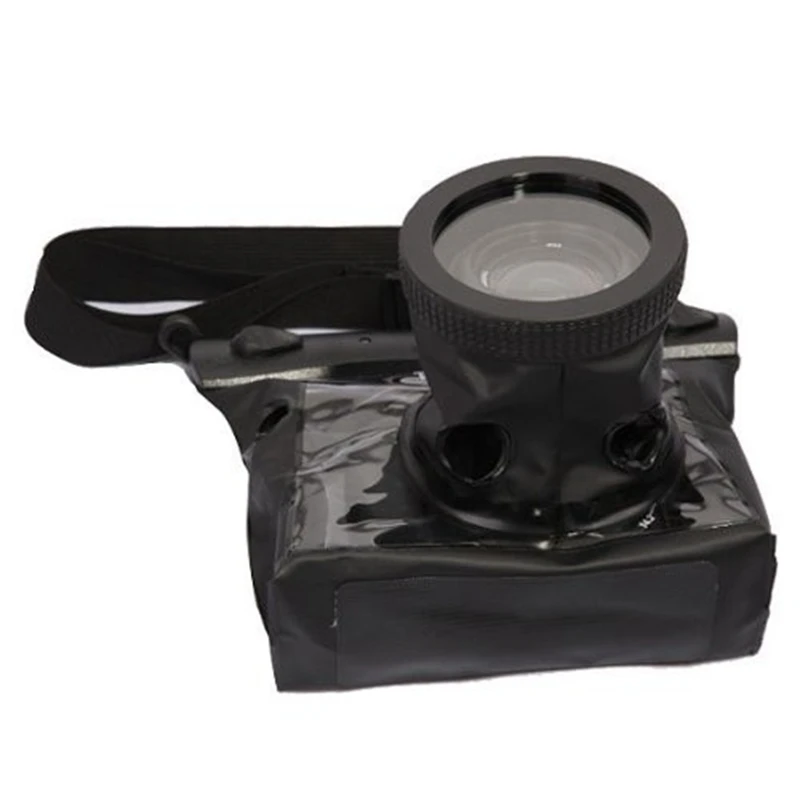 New Black 20M Underwater Waterproof Camera Case DSLR Case SLR For Canon