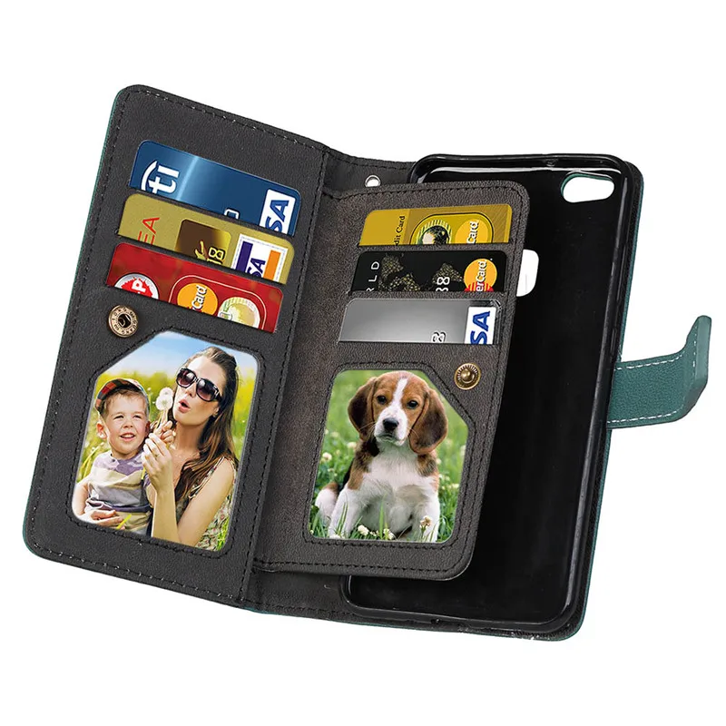 Huawei P10 Lite Multifunction Nine cards Luxury Flip Leather Wallet Case 2017 For Huawei P10 Plus Multifunction Nine cards Luxury Flip Leather Wallet Cover Hawei P1007