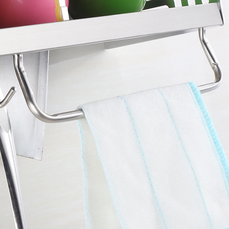 Kitchen and bathroom rack kitchen hanging rack hanger hanger tool carrier space aluminum kitchen ra - 32869568177