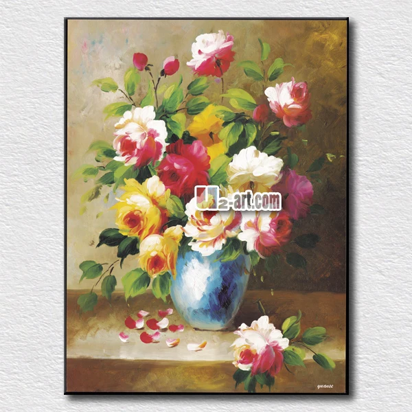 

Modern painting oil beautiful flower canvas prints in waterproof ink picture for living room decoration