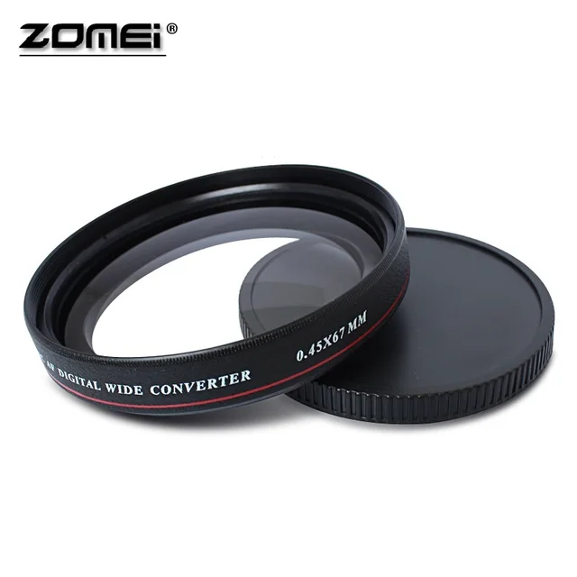 Special Price ZOMEI Ultra Slim UV72 40.5mm 49mm 52mm 55mm 58mm 62mm 67mm 72mm 77mm 0.45x Wide Angle Filter Lens for Nikon Canon SLR Camera