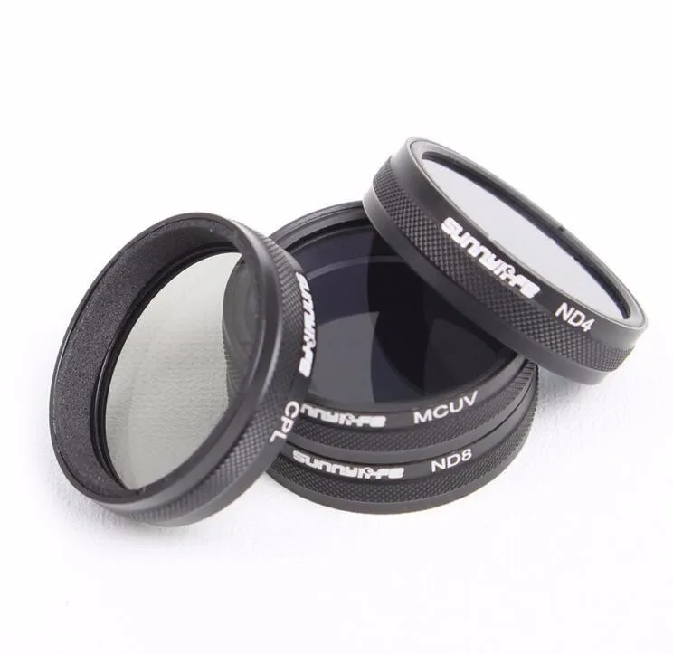 DJI Phantom 4 Phantom 3 Lens Filter ND4 ND8 CPL MCUV Filter Case Bag Professional Advanced Camera Accessory Mirror Polarizer