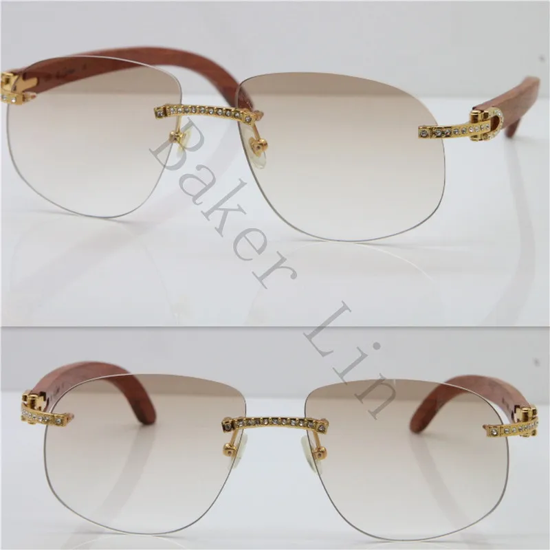2018 Новый Rimless Подлинная натуральный черный рог буйвола Солнцезащитные очки для