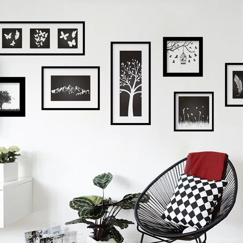 New Creative Photo Decoration Wall Stickers Modern Living Room Home