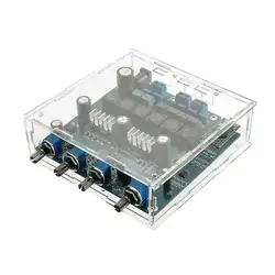 Tpa3116 2,1 50Wx2 + 100 W Bluetooth Csr4.0 класса D Мощность усилитель с акриловым корпусом