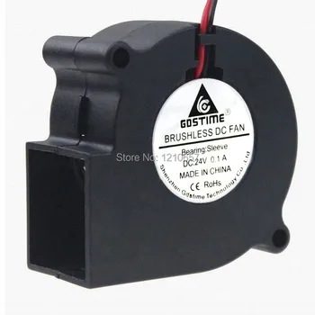 

2 Pieces lot Gdstime 60x28mm 60mm 6cm 24V 2 Pin DC Blower Cooling Fan with Long Life Dual Ball Bearing