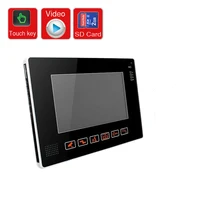 SmartYIBA 9 дюймов сенсорный монитор с функцией записи видео и фото слот для sd-карты для видеодомофона дверной звонок Домофон