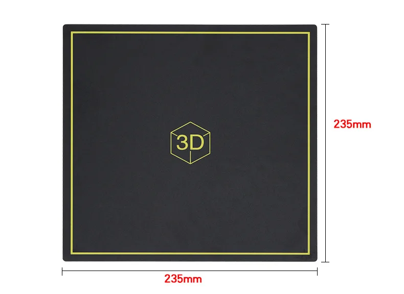 220X220 235X235 300X300 мм Магнитная Платформа Горячая кровать стикер лист сборка поверхности для A8 A6 E12 i3 Mega S ender-3 части 3d принтера