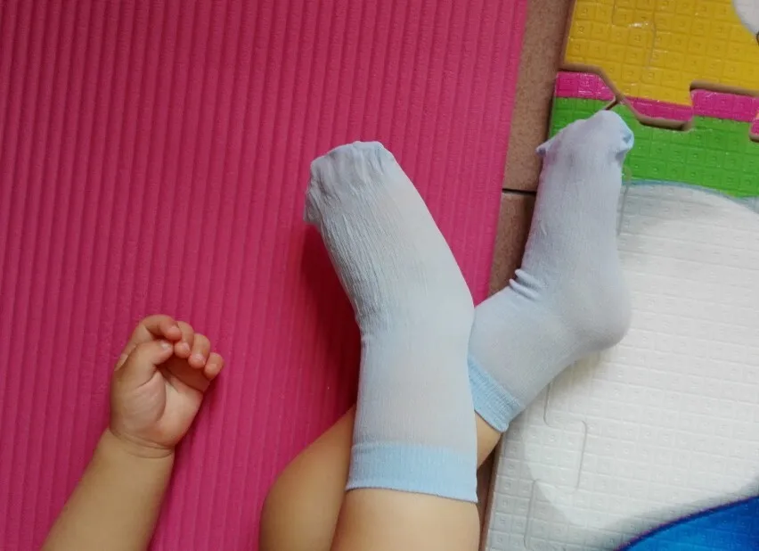 10 пара/лот, летние носки для малышей сетчатые тонкие носки унисекс из полиэстера для младенцев короткие дышащие детские носки для От 0 до 9 лет