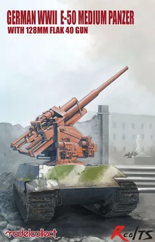 

RealTS Modelcollect UA72099 1/72 German WWII E-50 with 128mm Flak 40 Gun