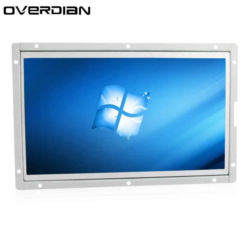 10/10. 1 &quotVGA/HDMI/USB/AV/tv интерфейс 1366*768 Промышленный контроль ЖК монитор белый