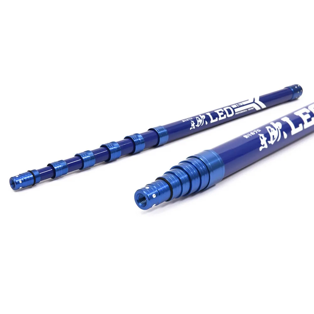 2,1 м профессиональная телескопическая ручка из углеродного волокна для удочки, удочка для рыбалки, рыболовные снасти