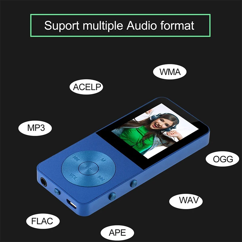 Mp3 плеер IQQ X1 8 ГБ мини портативный автомобильный музыкальный с динамиком радио