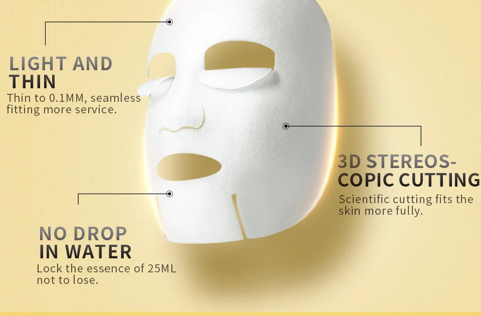 Коллагеновая маска для лица с гиалуроновой кислотой, отбеливающая маска для лица, маска для ухода за кожей, увлажняющая маска против морщин, 10 шт